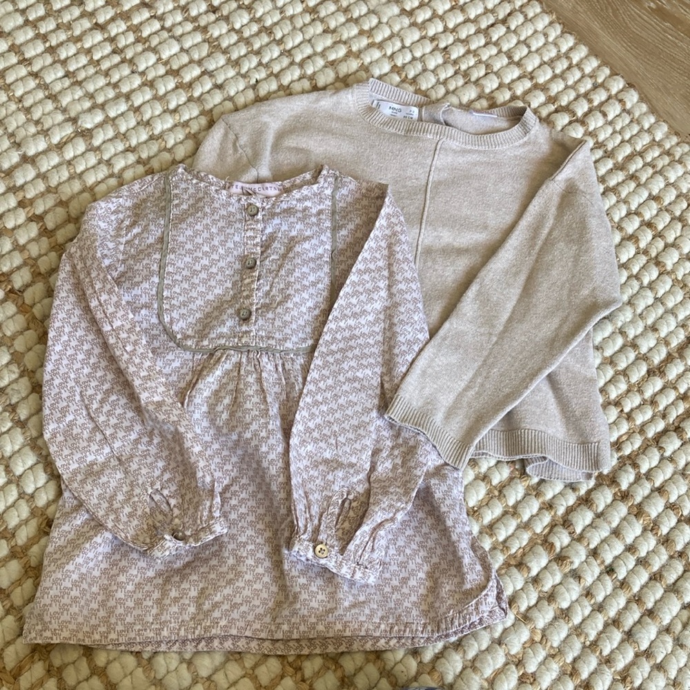 Stella McCartney Pink and White Blouse with Feminine Silhouette